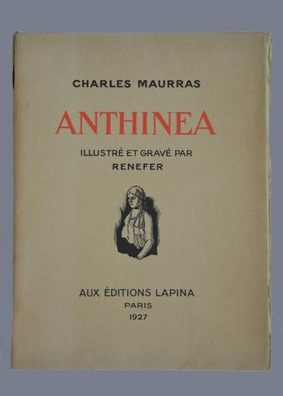 null MAURRAS (Charles)

Anthinéa. Illustré et gravé par Renefer. Paris, Aux Éditions...