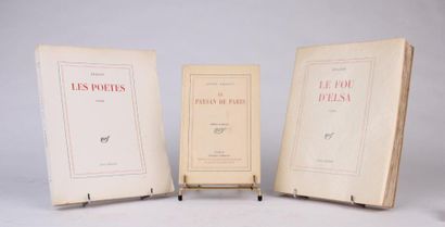 null ARAGON (Louis)

- Le paysan de Paris. Paris, Gallimard, 1926 (in-8 broché, tirage...