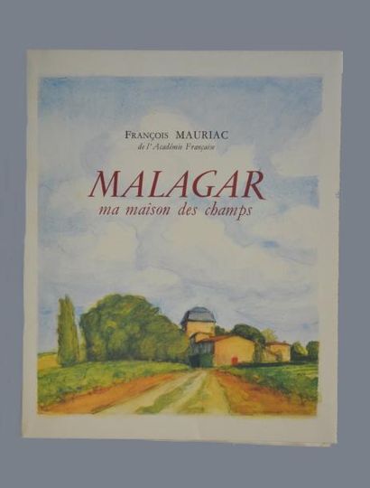 null MAURIAC (François) 

Malagar, ma maison des champs. Illustré de 18 aquarelles...