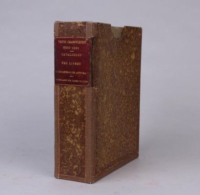 null BIBLIOGRAPHIE

BIBLIOTHÈQUE CHAMPFLEURY

- Catalogue des livres rares et curieux...
