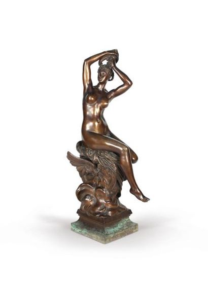 null FRANCESCHI LOUIS JULIEN, JULES (1825-1893)

La Fortune

Épreuve en bronze patiné,...