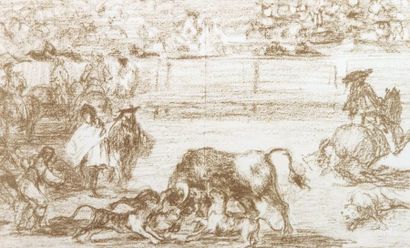 null DEUX TIRAGES ENCADRÉS

d'après la Tauromaquia de Goya