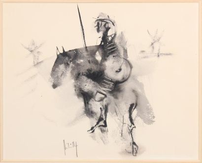 null ÉCOLE MODERNE

Don Quichotte

Lavis d'encre, porte une signature

31 x 39,5...