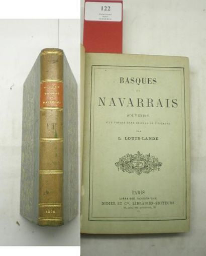 null LOUIS-LANDE (Lucien)

Basques et Navarrais. Souvenirs d'un Voyage dans le Nord...