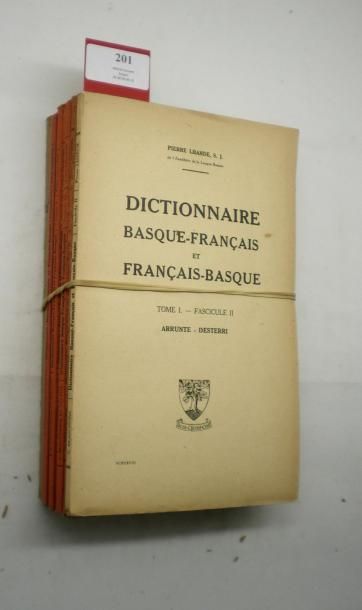 null LHANDE (Pierre) s.j.

Dictionnaire Basque-Français et Français-Basque (Dialectes...