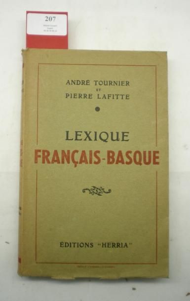 null TOURNIER (André) - LAFITTE (Pierre)

Lexique Français-Basque. Bayonne, Editions...