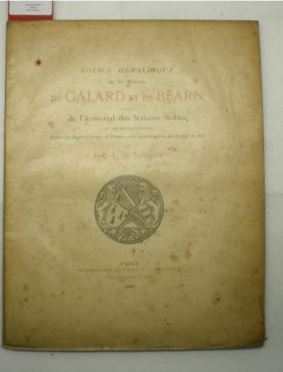 null DE GALARD de BÉARN - JAURGAIN (Jean Baptiste Etienne de)

Notice Héraldique...