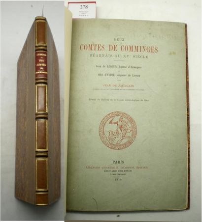 null JAURGAIN (Jean Baptiste Etienne de)

Deux Comtes de Comminges Béarnais au XVe...