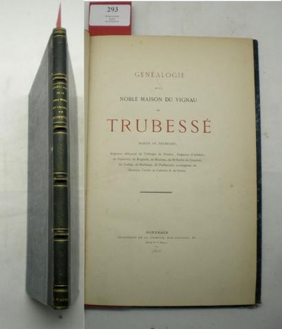 null TRUBESSÉ (Antoine Jules Du VIGNAU de )baron

Généalogie de la Maison du VIGNAU...
