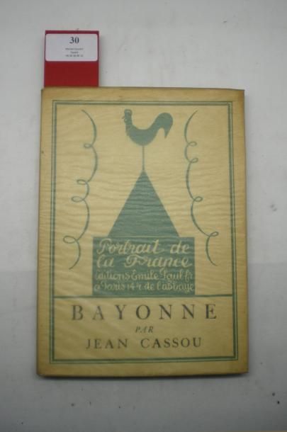 CASSOU (Jean) 
Bayonne. Frontispice de DARAGNES....