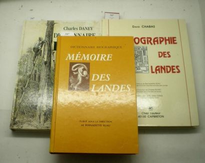 null CHABAS (David)

Bibliographie des Landes. Préface de Bernadette SUAU. Introduction...
