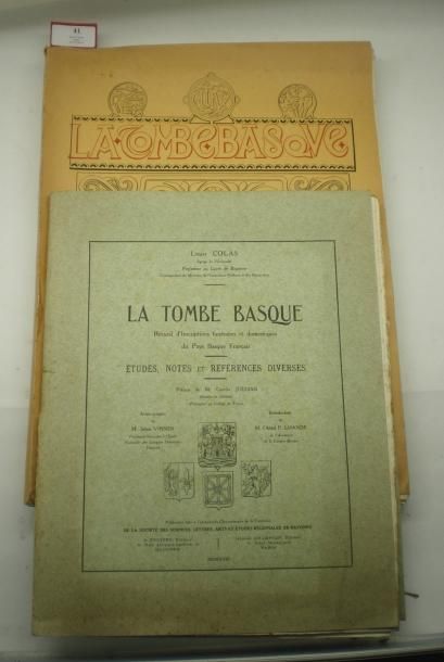 COLAS (Louis) 
La Tombe Basque - Recueil...