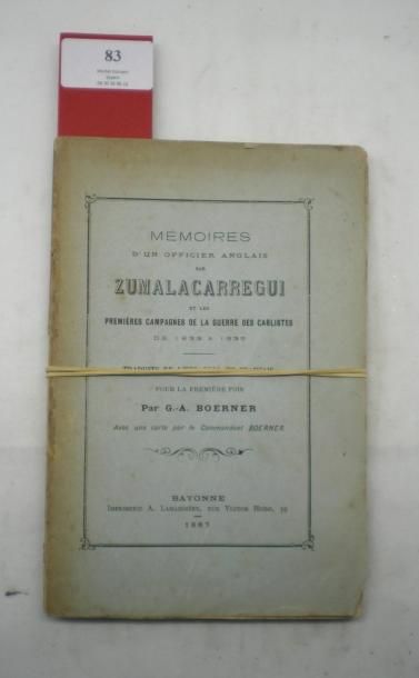 null HENNINGSEN (Charles Frederick)

Mémoires d'un officier Anglais sur Zumalacarregui...