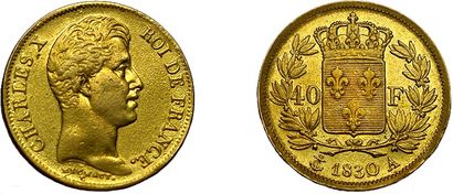 null 25- 40 Francs. 1830 A. Paris. Gad.1105.TB+ 350 / 500 €