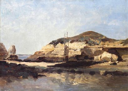 null CHABRY Léonce (1832-1883)

Falaises à marée basse

Huile sur toile, signée en...