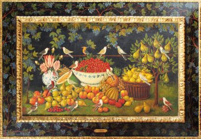 null CANALS Miguel (1925-1995)

Composition aux fruits

Huile sur toile signée en...