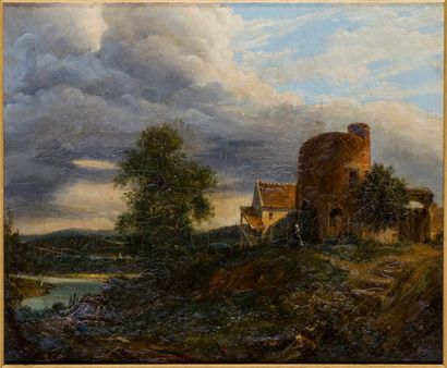 null NICOLAS ALEXANDRE BARBIER (1759-1864) 

Paysage au donjon

Huile sur toile,...