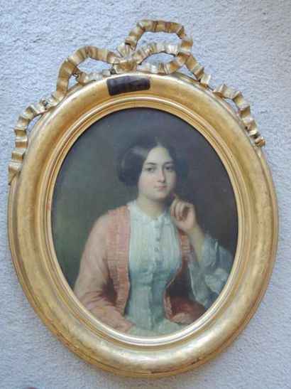 null FRANCISCO CISNEROS (1823-1878)

Portrait de jeune femme, 1852

Huile sur toile...