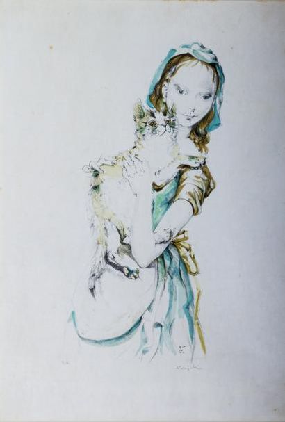 null LÉONARD TSUGUHARU FOUJITA

Jeune fille au chat. 1959

Reproduite dans S. Buisson,...