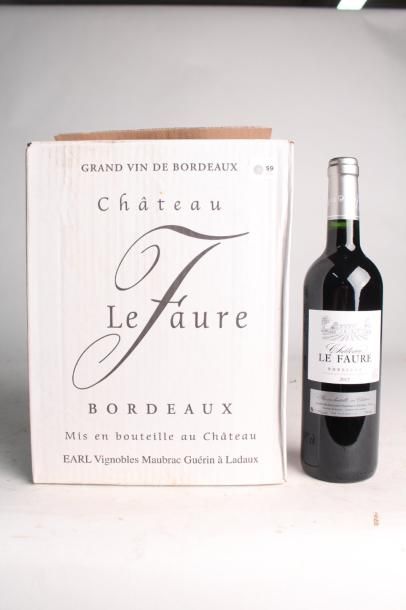 null Château Le Faure - 2012 Bordeaux - 54 blles