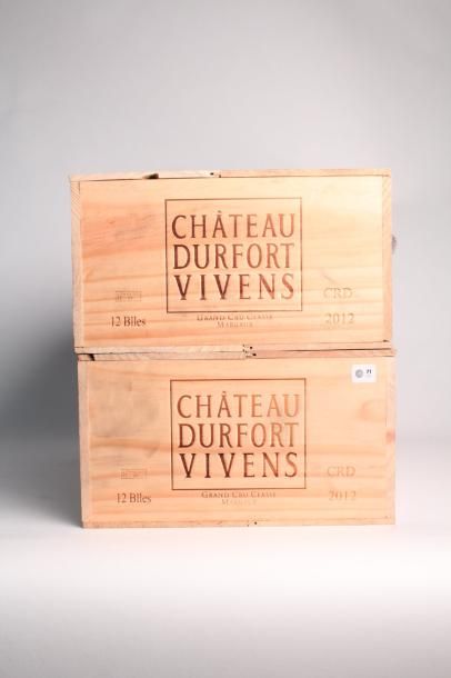 null Château Durfort-Vivens - 2012 Margaux - 24 blles