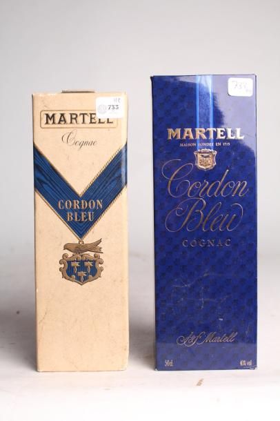 null Martell Cordon bleu 35cl réserve limitée n°AR6505 Cognac - 1 blle Martell Cordon...