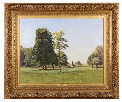 null LOUIS-ALEXANDRE CABIÉ (1854-1939)

Le parc bordelais

Huile sur toile, signée...