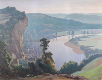 null MARIUS GUEIT (1877-1956)

La Dordogne, matin d’automne

Huile sur toile, signée...