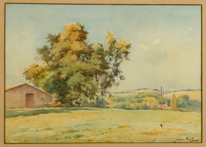 null Louis-Marius GUEIT (1877-1956)

La route et paysage

Deux aquarelles formant...