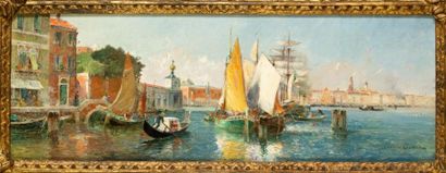 null Gaston ROULLET (1847-1925)

Venise

Huile sur toile, signée en bas à droite

35...