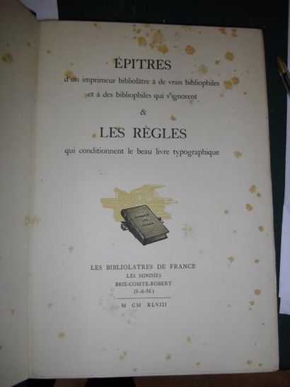null BIBLIOLÂTRES de FRANCE : 

Ensemble de 7 volumes in-4 sous chemises éditeurs...
