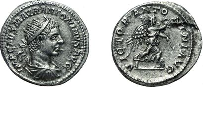 null Rome. Elagabale. 218-222. Antoninien. R/ VICTOR ANTONINI AUG. Victoire courant...