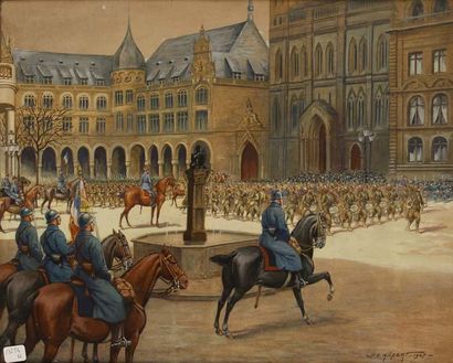 null HILPERT (J)

"L'entrée des troupes coloniales à Wiesbaden, 15 Décembre 1918"

Aquarelle...
