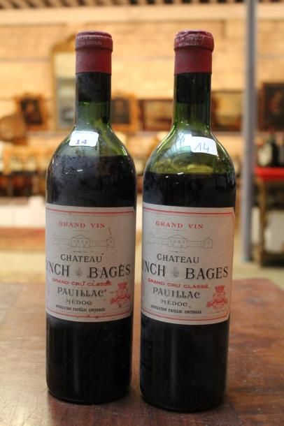 null Château Lynch-Bages 1962 Pauillac - 2 blles dont 1 très basse