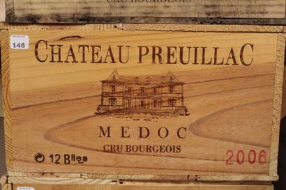null Château Preuillac 2006 Médoc - 12 blles caisse bois