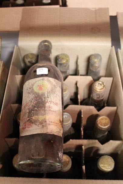 null Cru du Mayne 1947 Premières Côtes de Bordeaux - 1 blle 

Cru du Mayne 1949 Premières...
