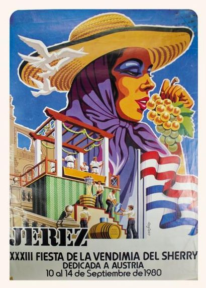 null Ensemble d’affiches promotionnelles et culturelles comprenant: Jerez 1974, 1976...