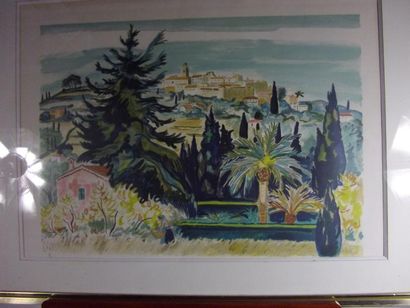 null BRAYER Yves (1901-1990)

	Paysage de Mougins

	Lithographie n° 81/100 située...