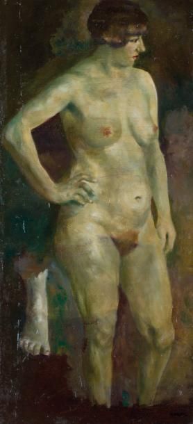 null KVAPIL Charles

(1884-1987)

Etude de modèle et de jambe

Huile sur toile, 

signée...