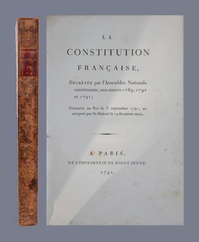 [DROIT - CONSTITUTION - REVOLUTION] 
La Constitution...