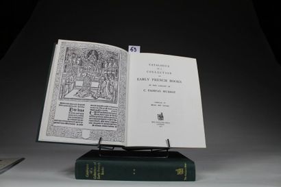 null DAVIES (Hugh William) : Catalogue of a collectien of early French books in the...