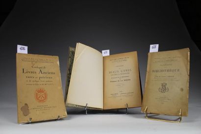 null LABADIE (Ernast) : Catalogue de la Bibliothèque Ernest Labadie. Bordeaux, Mounastre-Picamilh,...