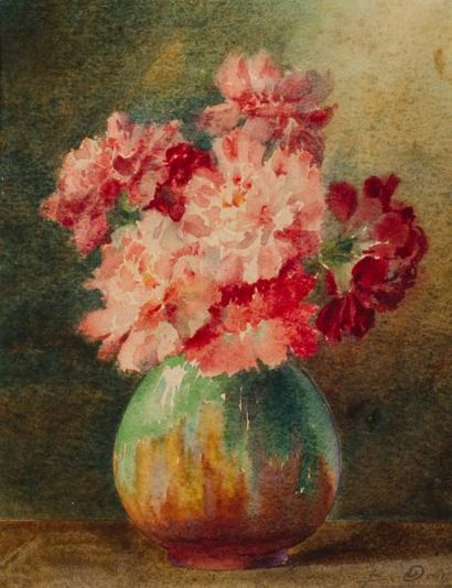 null BLANCHE ODIN (1865-1957)

Bouquet

Aquarelle, signée en bas à droite

28 x 21,5...
