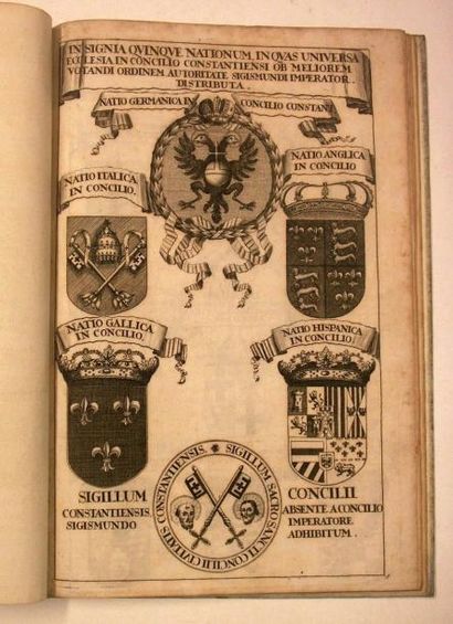null Recueil d'armoiries du concile de Constance en 1414 : Recueil de planches d'armoiries...