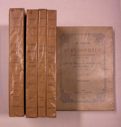 null CARTERET : Le Trésor du Bibliophile. Paris, Carteret, 1946-47. Cinq volumes...