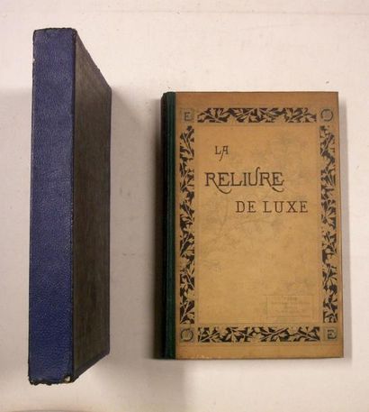 null DEROME (Léopold) : La reliure de Luxe. Le livre et l'amateur par L. Derôme....