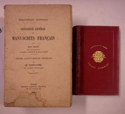 null OMONT (Henri) - MANUSCRITS : Catalogue Général des Manuscrits Français. Paris,...