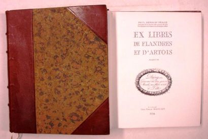null PEAGE (Paul Denis du) : Ex Libris de Flandres et d'Artois. Lille, Raoust, 1934....