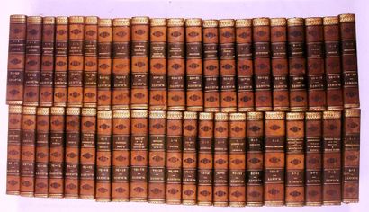 null SCOTT (Walter) : Oeuvres complètes. Paris, Gosselin, 1826-33. 84 tomes in-12...