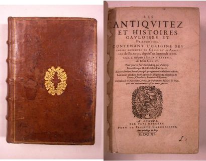 null FAUCHET (Claude) : Les Antiquitez et histoires Gauloises et Françoises contenant...